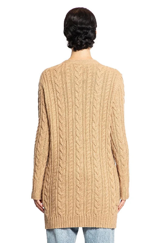 MAX MARA WOMAN BEIGE KNITWEAR