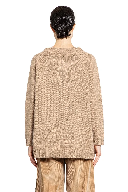 MAX MARA WOMAN BEIGE KNITWEAR