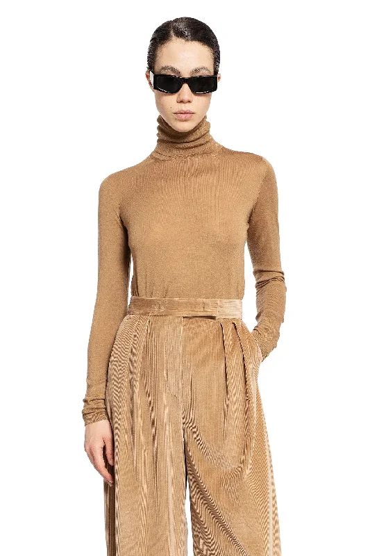 MAX MARA WOMAN BROWN KNITWEAR