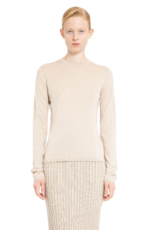 MAX MARA WOMAN BEIGE KNITWEAR