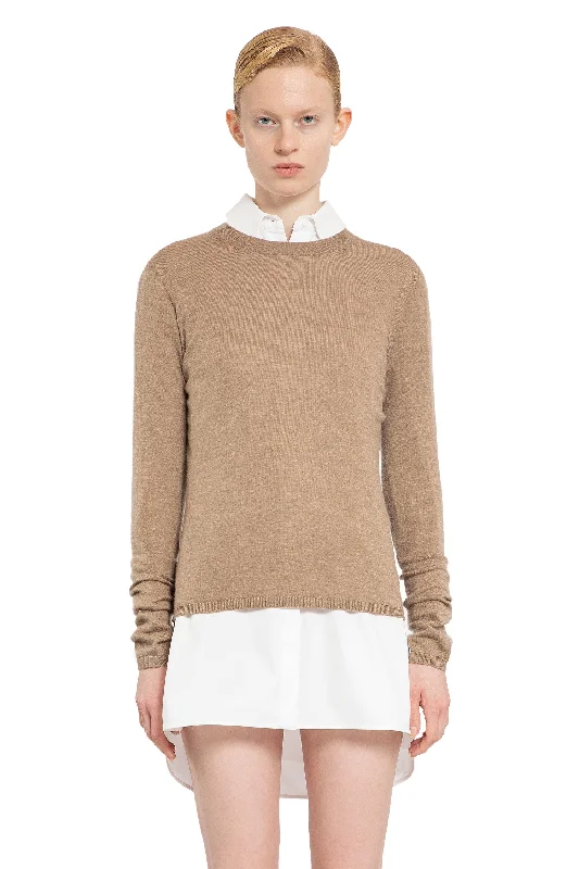 MAX MARA WOMAN BROWN KNITWEAR