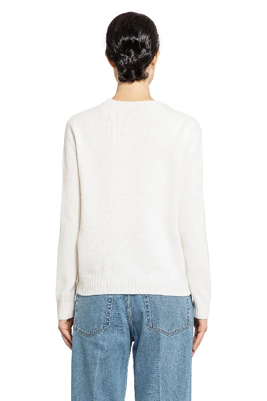 MAX MARA WOMAN OFF-WHITE KNITWEAR