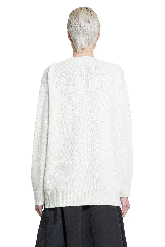 MONCLER WOMAN WHITE KNITWEAR