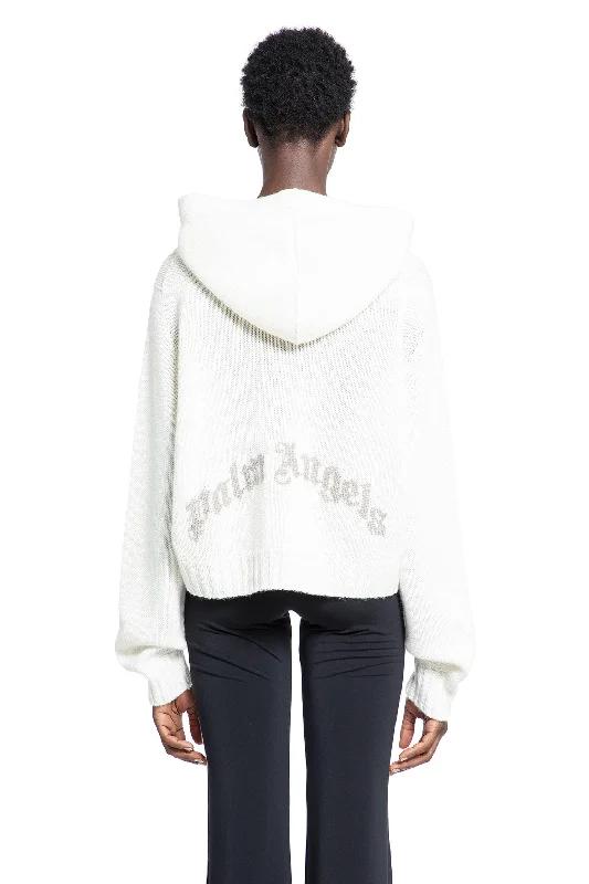 PALM ANGELS WOMAN WHITE KNITWEAR