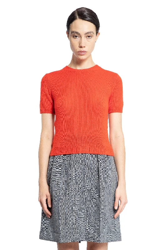 PRADA WOMAN RED KNITWEAR