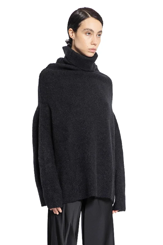 RICK OWENS WOMAN BLACK KNITWEAR