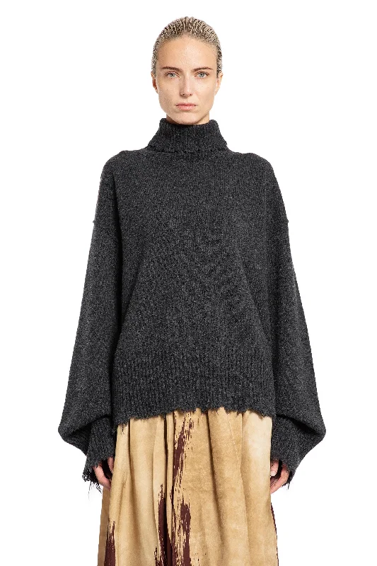 UMA WANG WOMAN GREY KNITWEAR