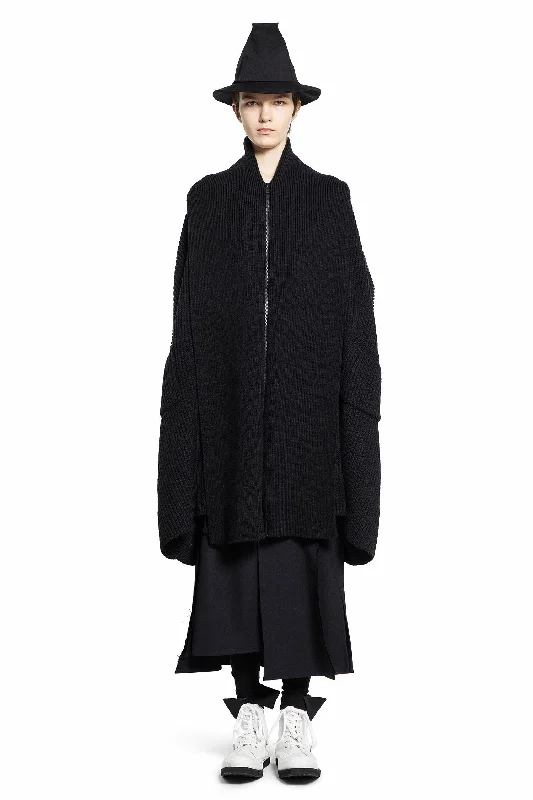 YOHJI YAMAMOTO WOMAN BLACK KNITWEAR