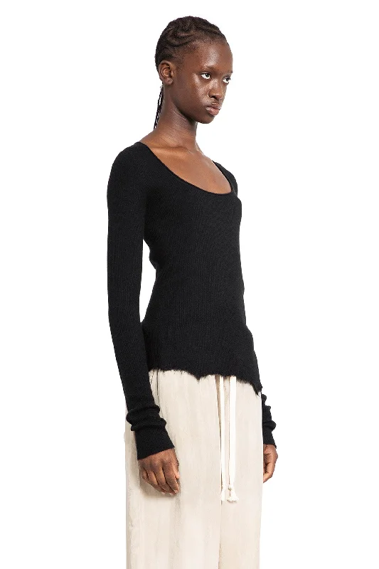 ZIGGY CHEN WOMAN BLACK KNITWEAR