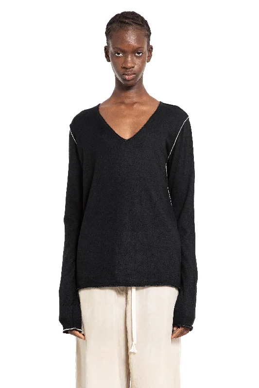 ZIGGY CHEN WOMAN BLACK KNITWEAR